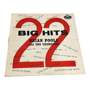 Brian Poole And The Tremeloes 22 Big Hits Vinyl